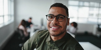 Smiling man