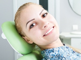Dental patient relaxing with help of sedation dentistry