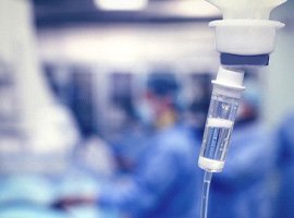 Close-up of tube used for IV sedation in Carmichael, CA