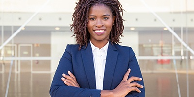 Smiling woman